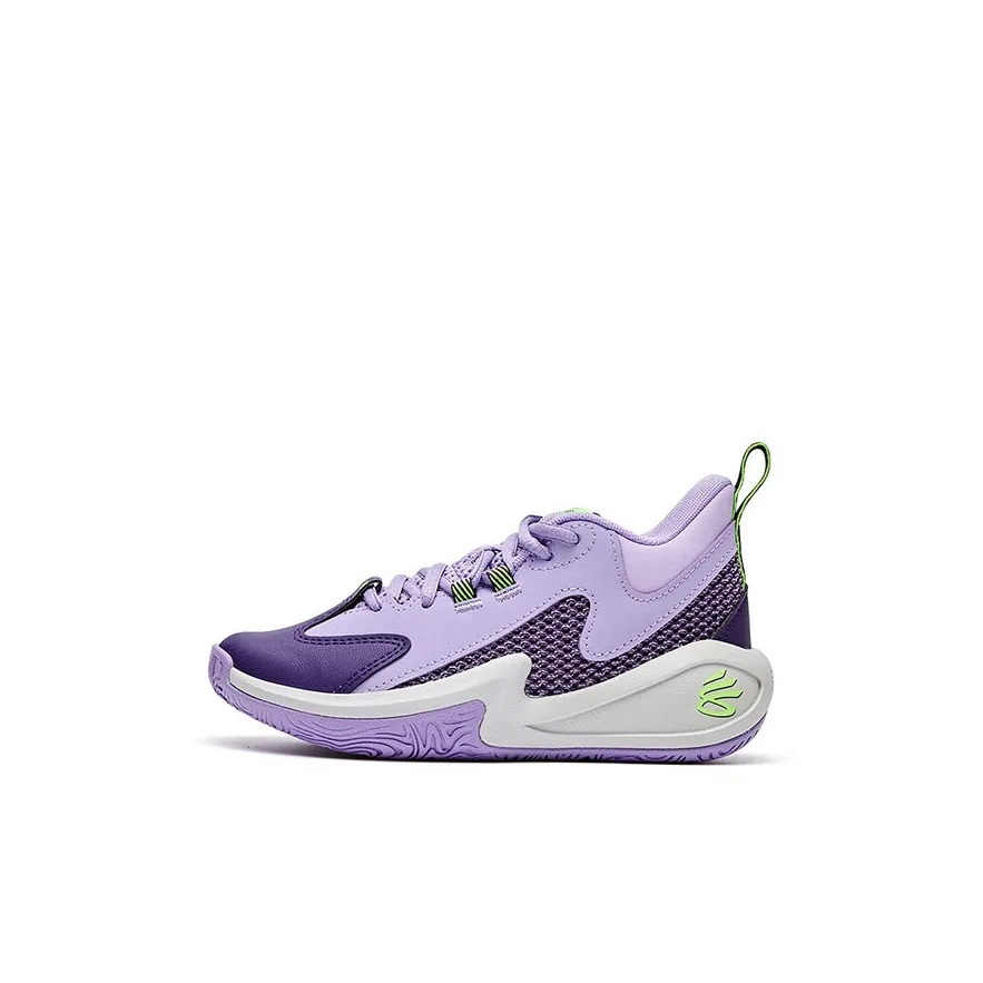 Under Armour Curry Детские баскетбольные кроссовки MID Топ Фиолетовый Kids