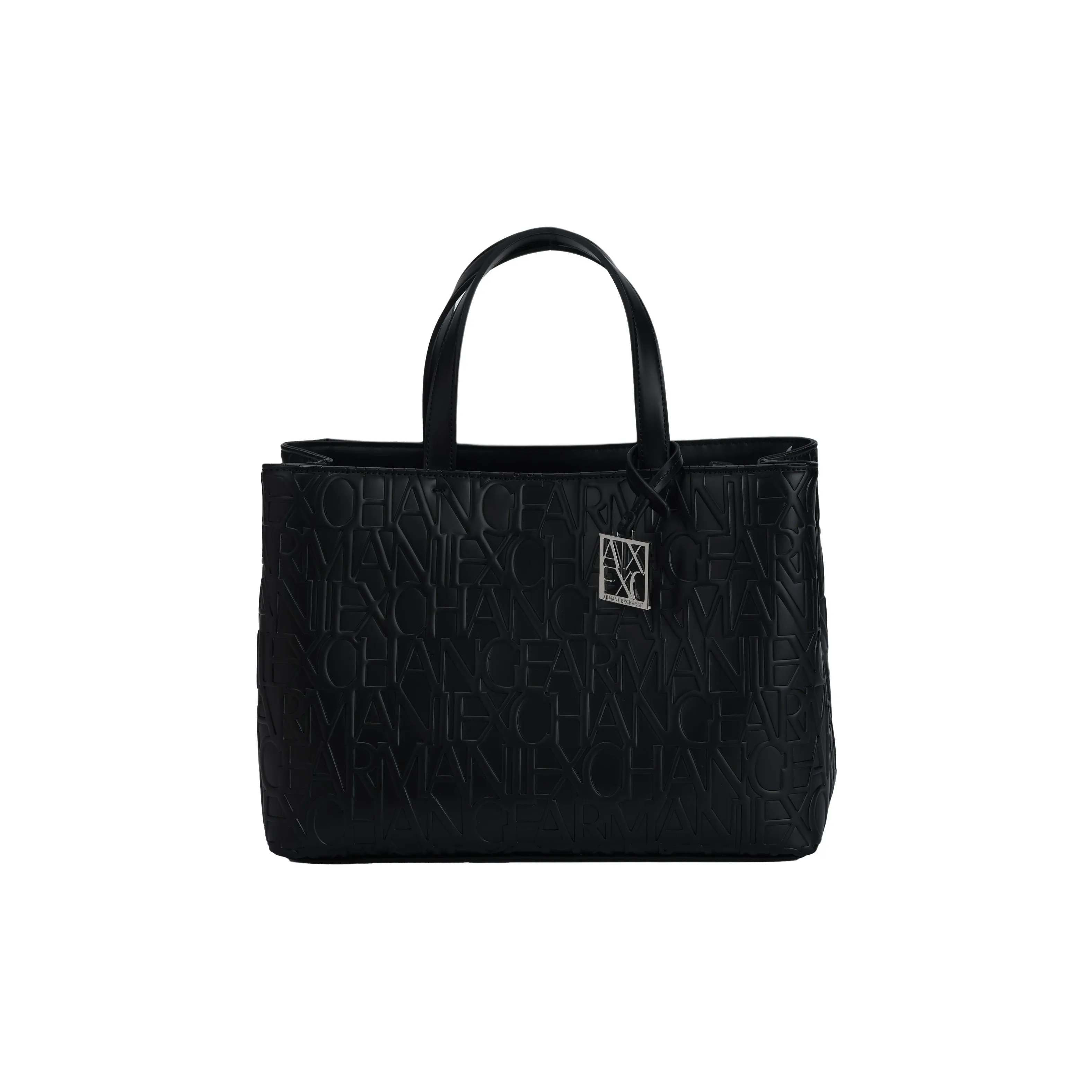 EMPORIO ARMANI ПУ (полиуретан) Тоут Сумка Сумка для покупок Сумка Женская Черная