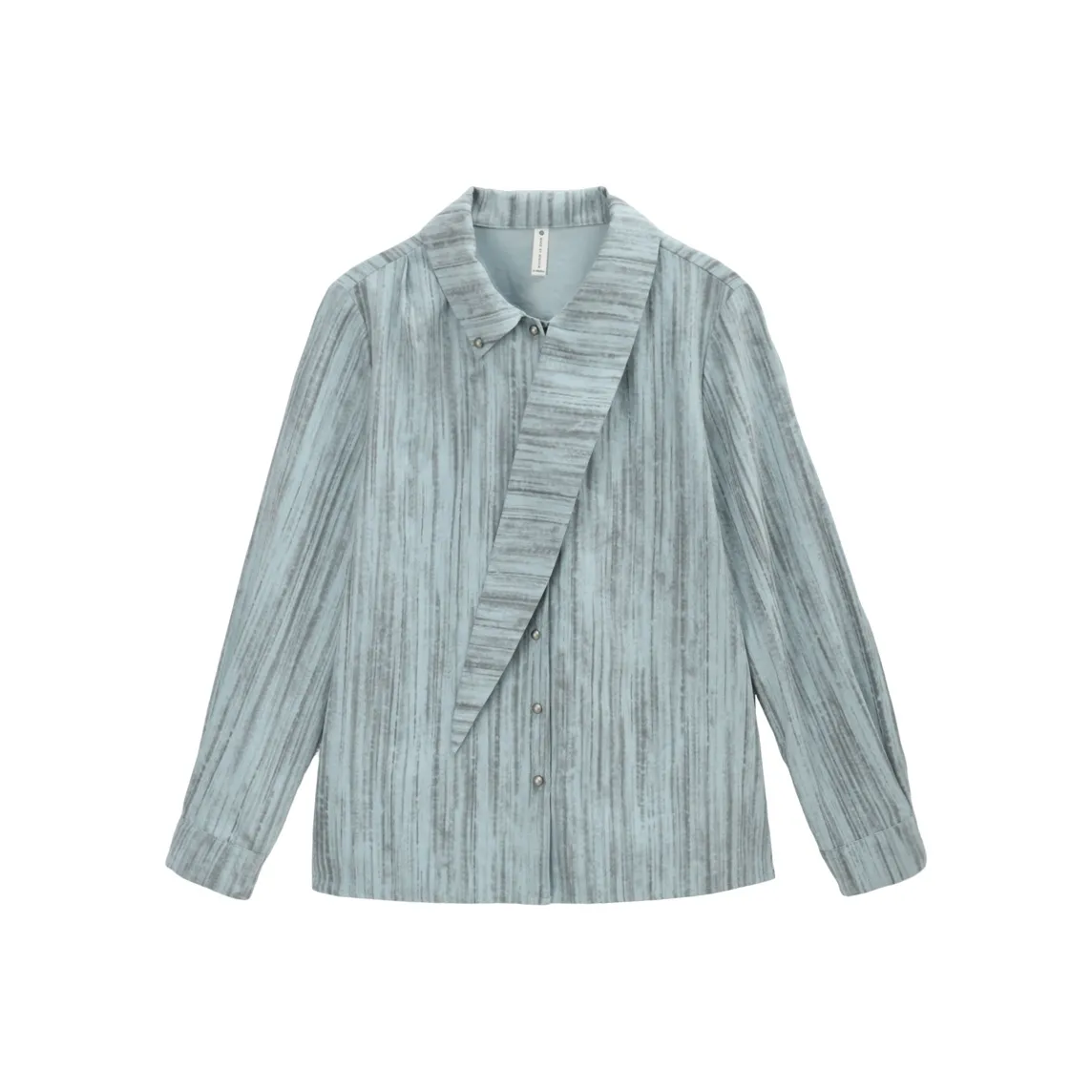 MISHOW Blue Shirt 1 Women's Shirts MISHOW Синий Рубашка 1 Женские Рубашки