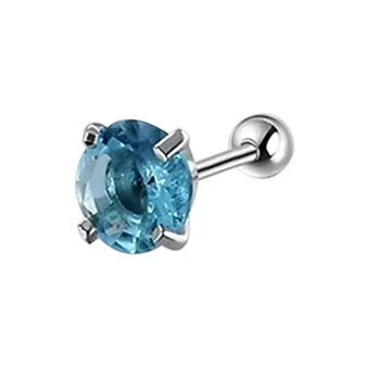 Asia Star Титановые Стальные Серьги-гвоздики Женские