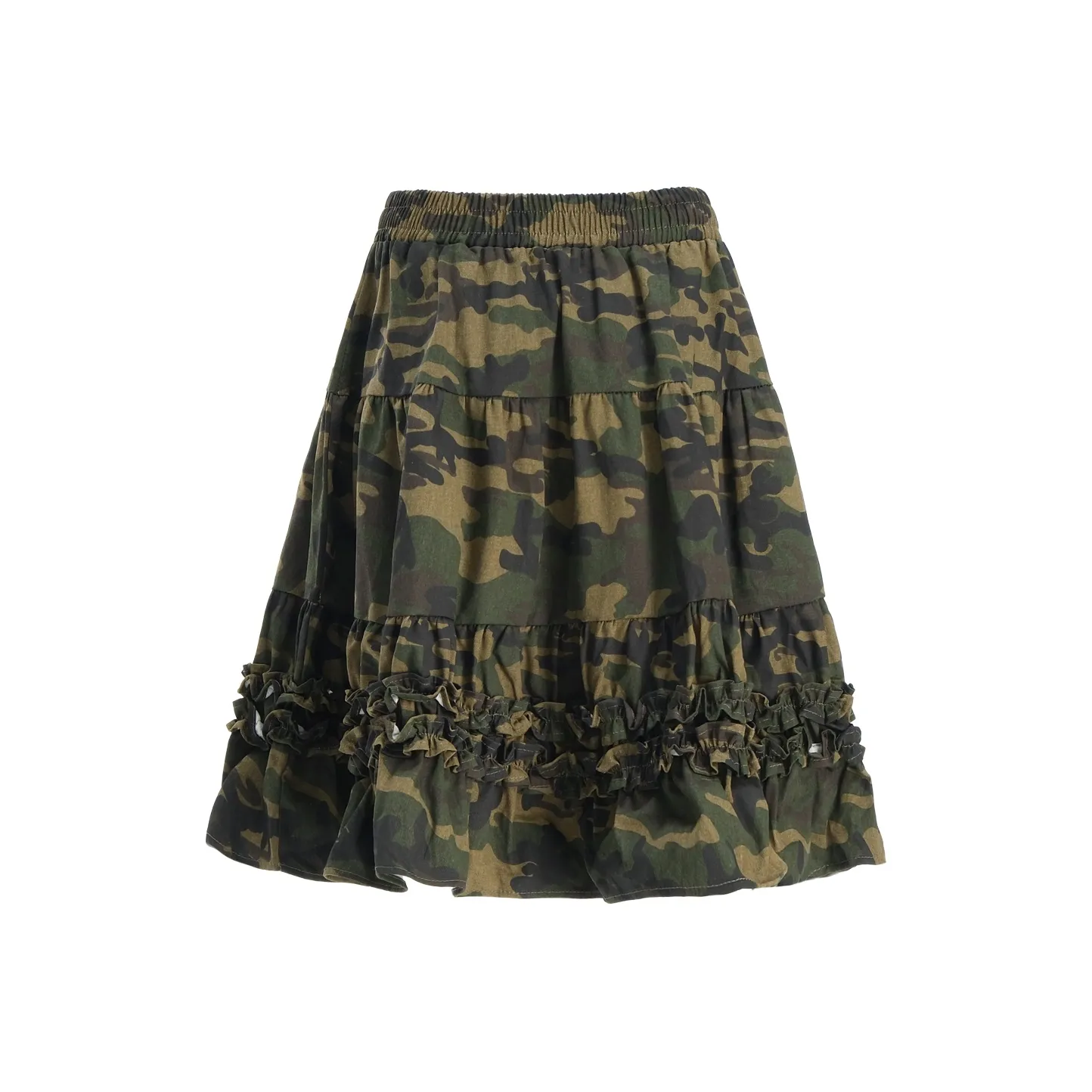 MJB Камуфляж Женские Повседневные Длинные Юбки