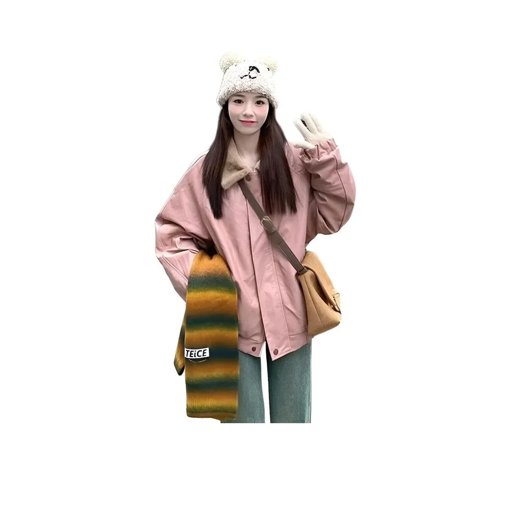 YOUSEKOO Розовый Женский Пуховик