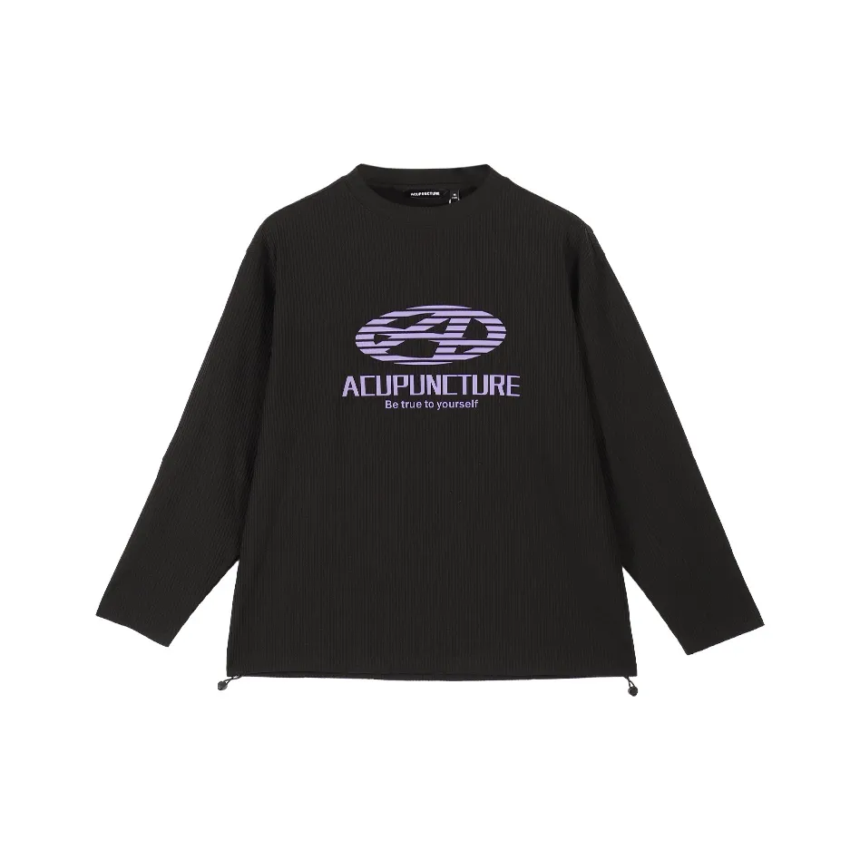 Acupuncture Длинный рукав Т-рубашка Унисекс