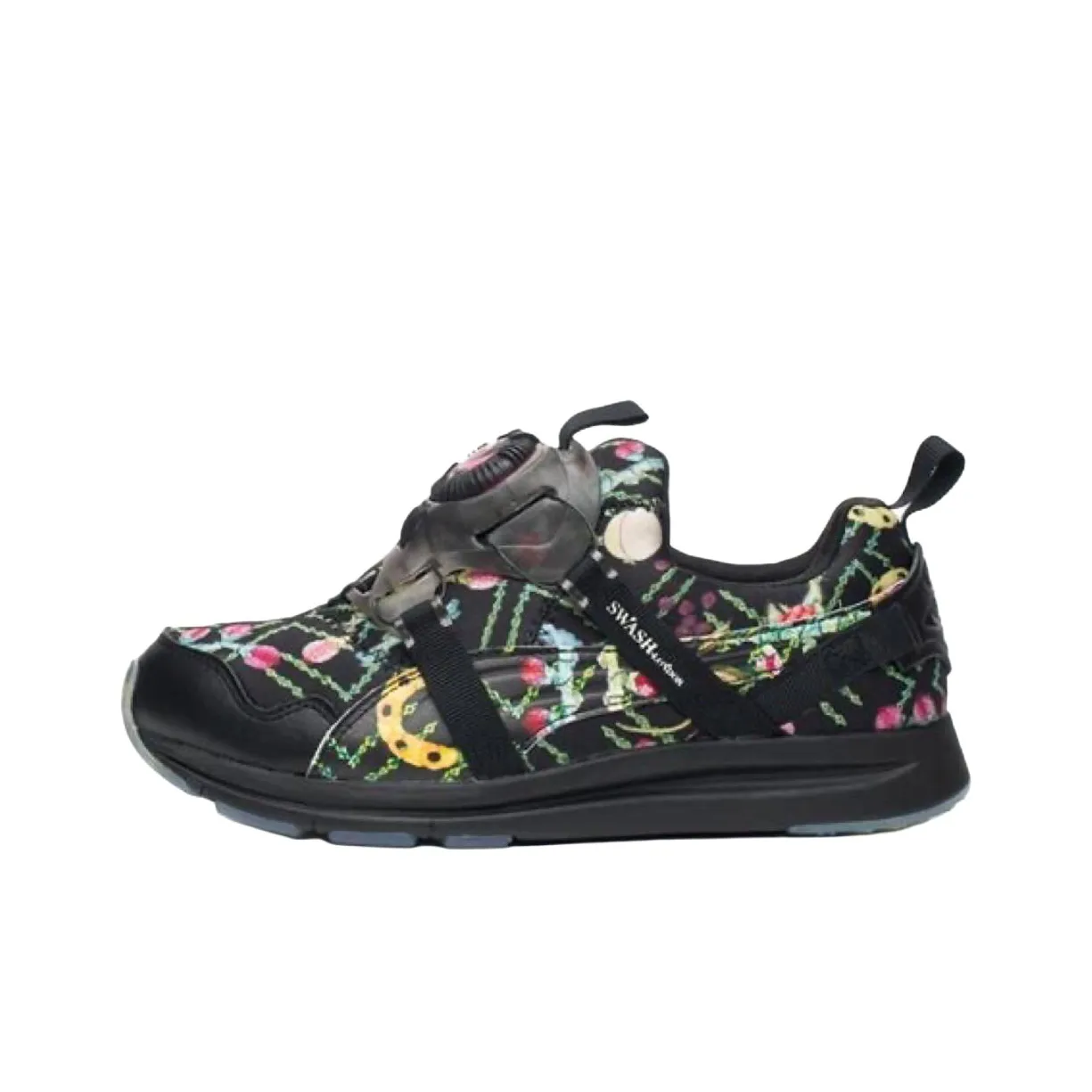 HAAST Disc X PUMA Swash Износостойкий Низкий Топ Повседневная Обувь Женская Черная