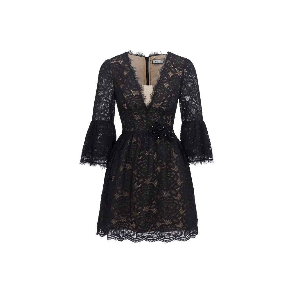 Misi Camii Длинное платье с длинными рукавами женское