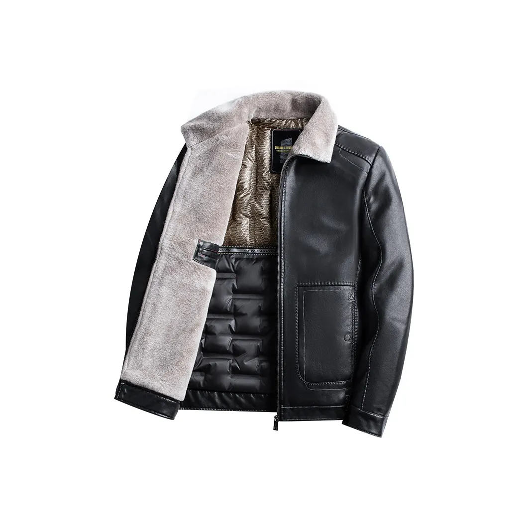 Vintage Cars Кожаная куртка Мужская