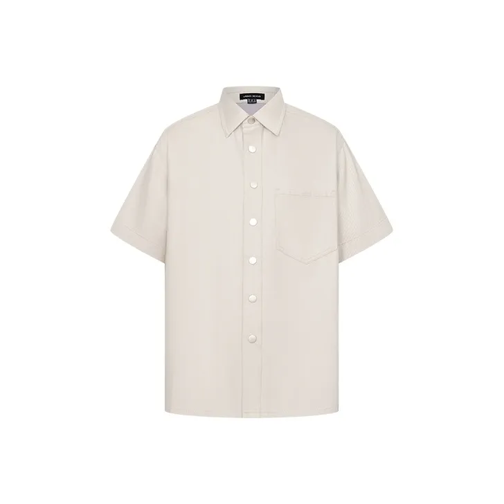 URBAN REVIVO Светло-серые Мужские Рубашки