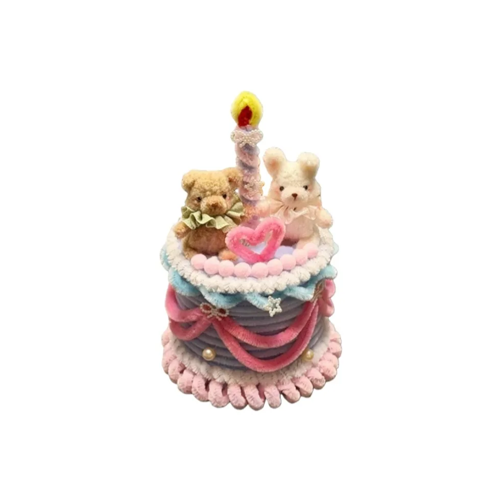 Cute Chip Креативный Твист Stick Birthday Cake Набор для DIY Игрушки