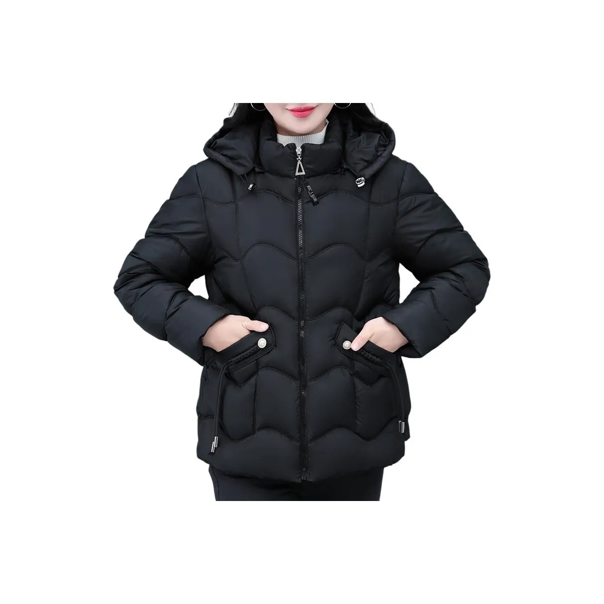 The Temptation Of The Muse С капюшоном Хлопковый пуховик Женские