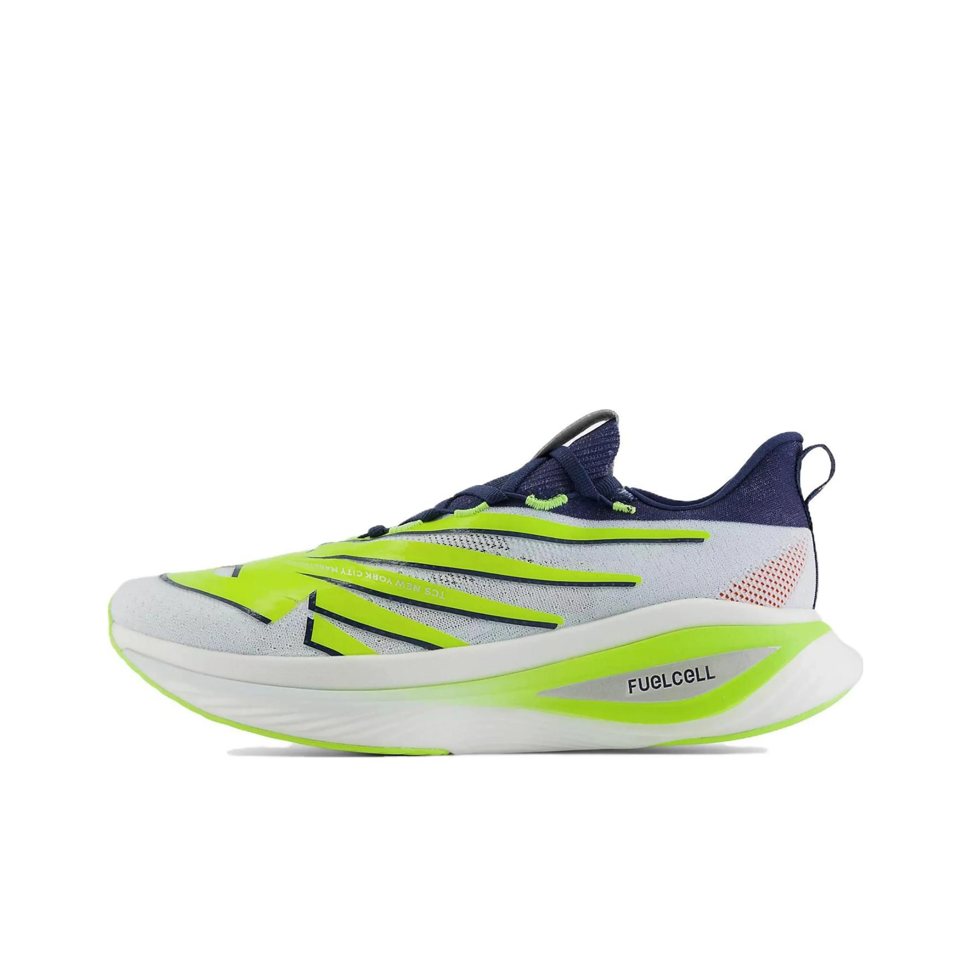 New Balance NB FuelCell SuperComp Elite V3 Амортизация Износостойкий Низкий Топ Беговые кроссовки Мужские Синий Зеленый