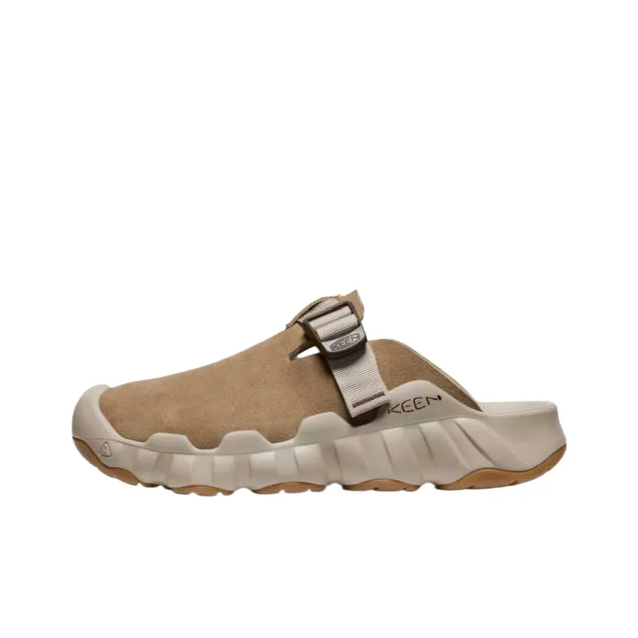 KEEN Hyperport Clog Leather Антибактериальные Домашние тапочки Мужские Коричневые