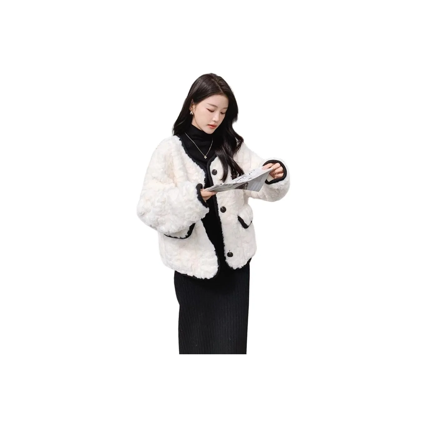 BELOVED STARRY Бархат Feel Пальто Женское