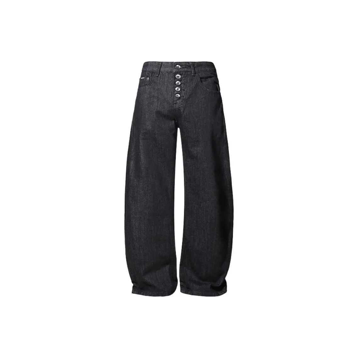 FEAROM Черные Широкие Брюки Форма Унисекс Джинсы