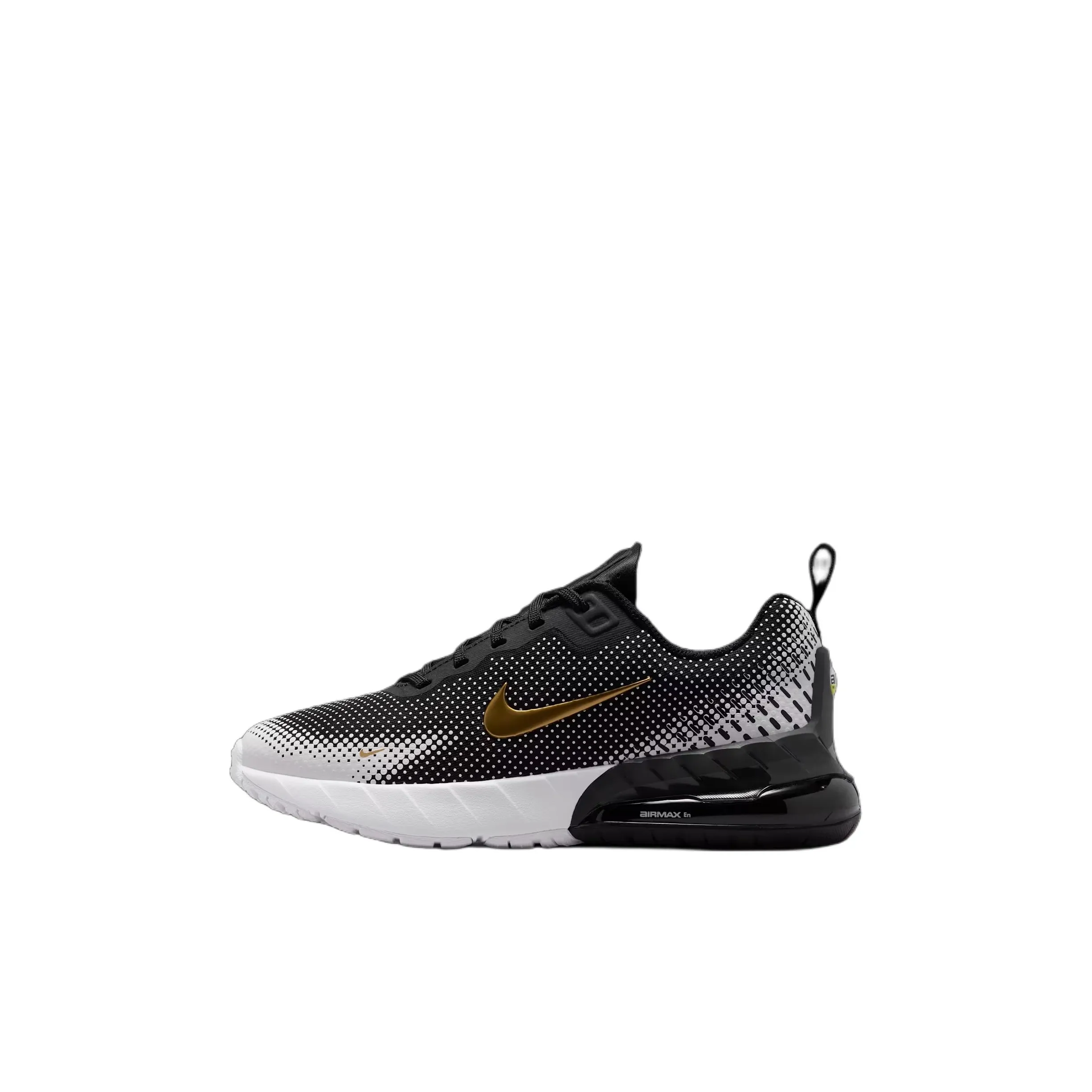 Nike Air Max Phoeni Low Топ Детские беговые кроссовки Черный Белый Золото Унисекс