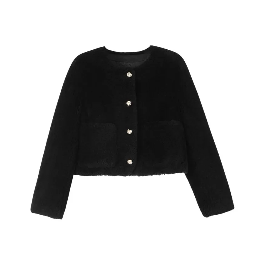 Late White Укороченное пальто женское