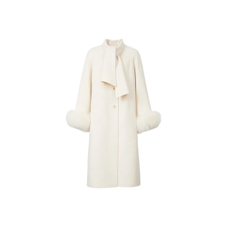 Hopeshow Экрю 004 Женское пальто