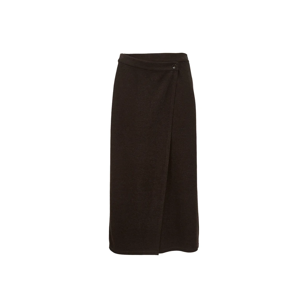 ONLY G12 Цветочный дизайн Темно-кофейный Женские Джинсовые длинные юбки