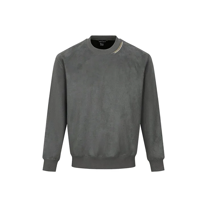 URBAN REVIVO Холодный серый Мужской Свитшот