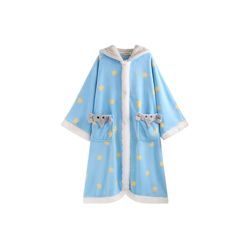 CHATING Банные халаты Женские Синий