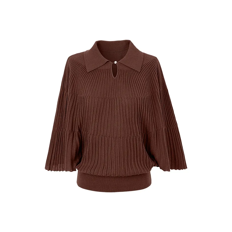 Tang Xi Летучая мышь Рукав Поло Женское