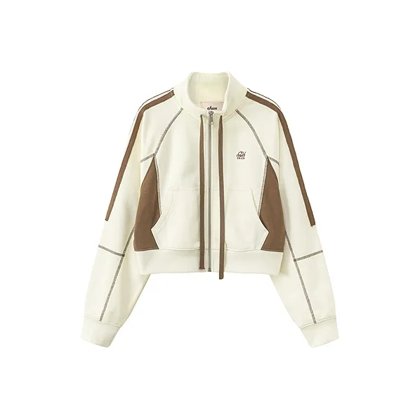 CHUU Белый абрикос Женское короткое пальто