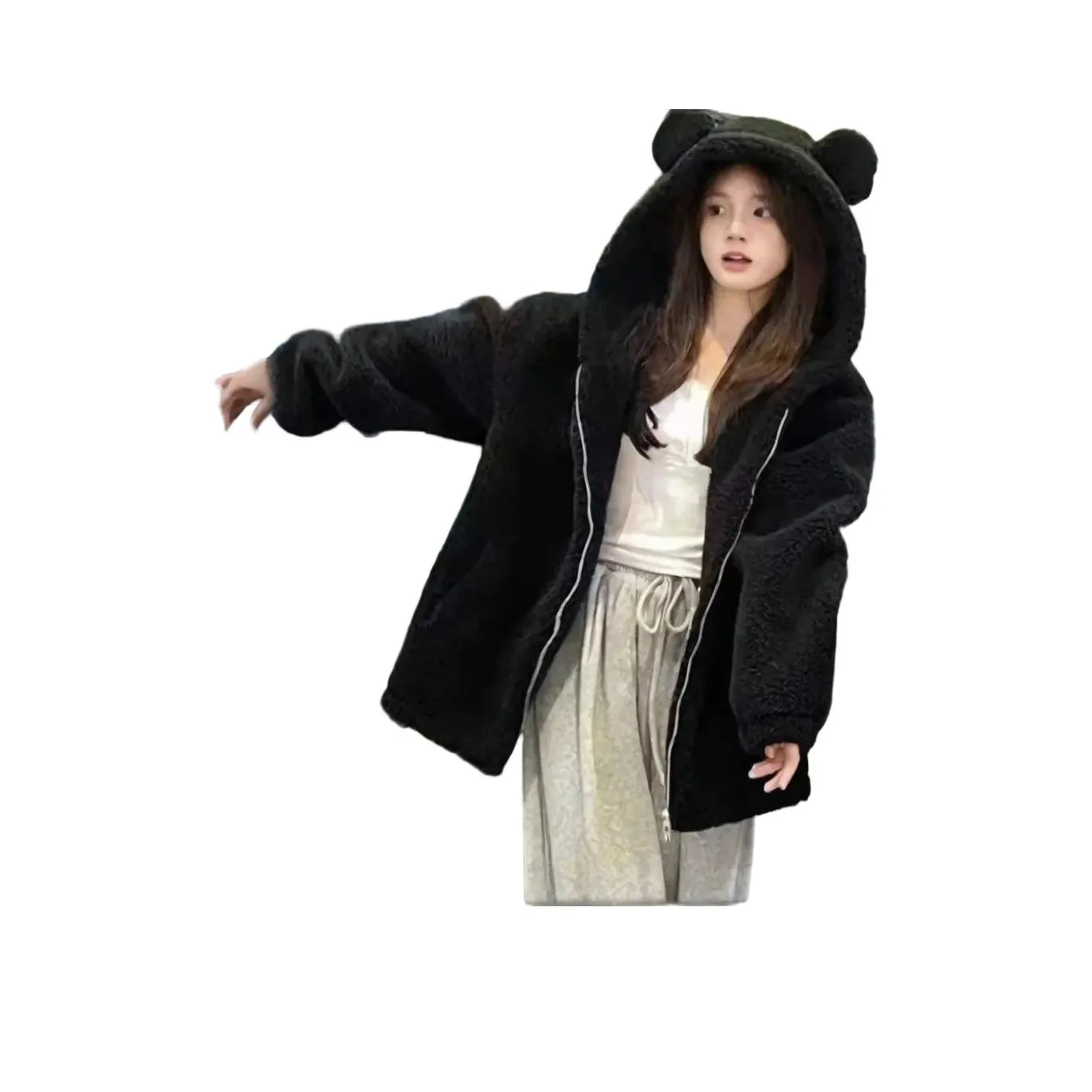 BELOVED STARRY Бархат Feel Пальто Женское