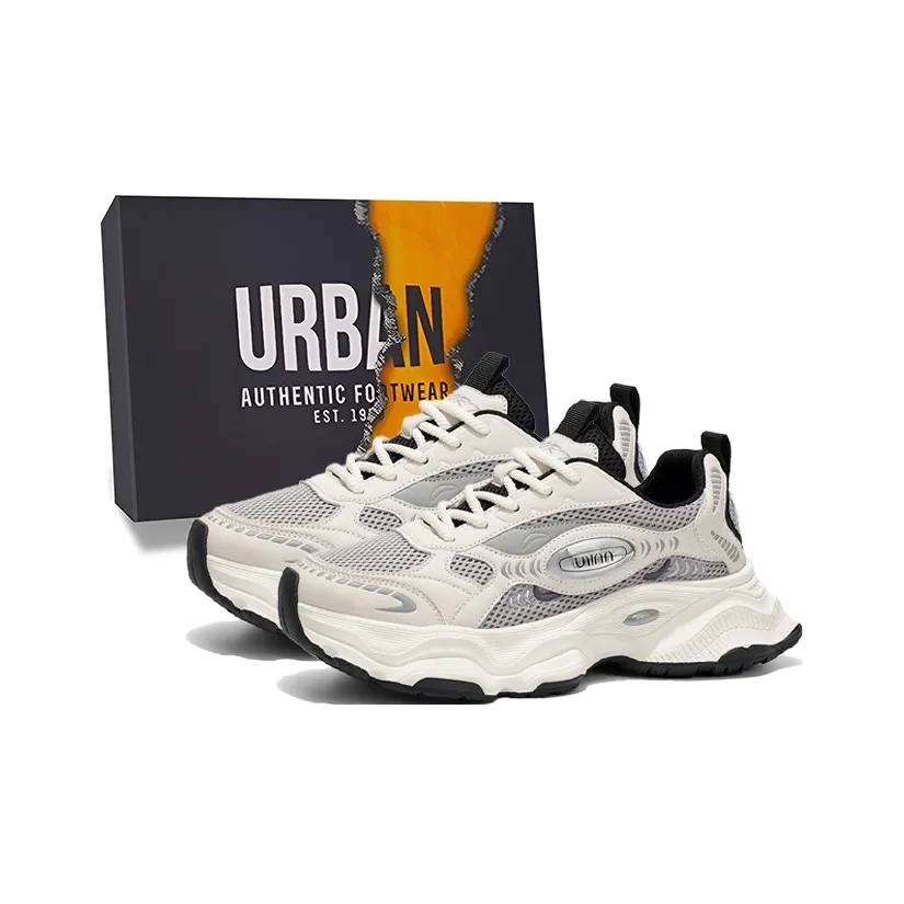 URBAN AUTHENTIC Износостойкий Дышащий Противоскользящий Низкий Топ Тяжелая Подошва Мужские