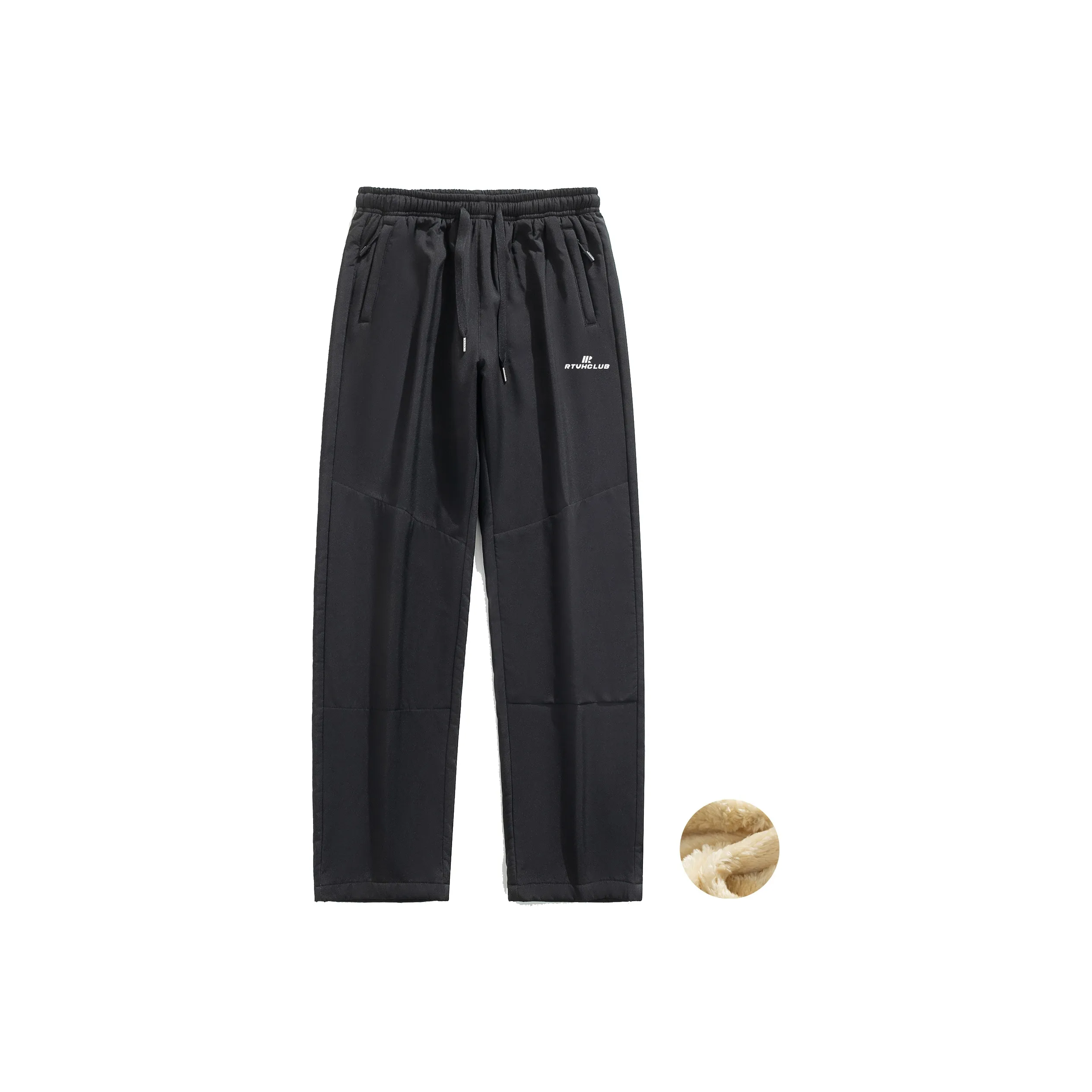 RTVH Черные Унисекс Хлопковые Брюки