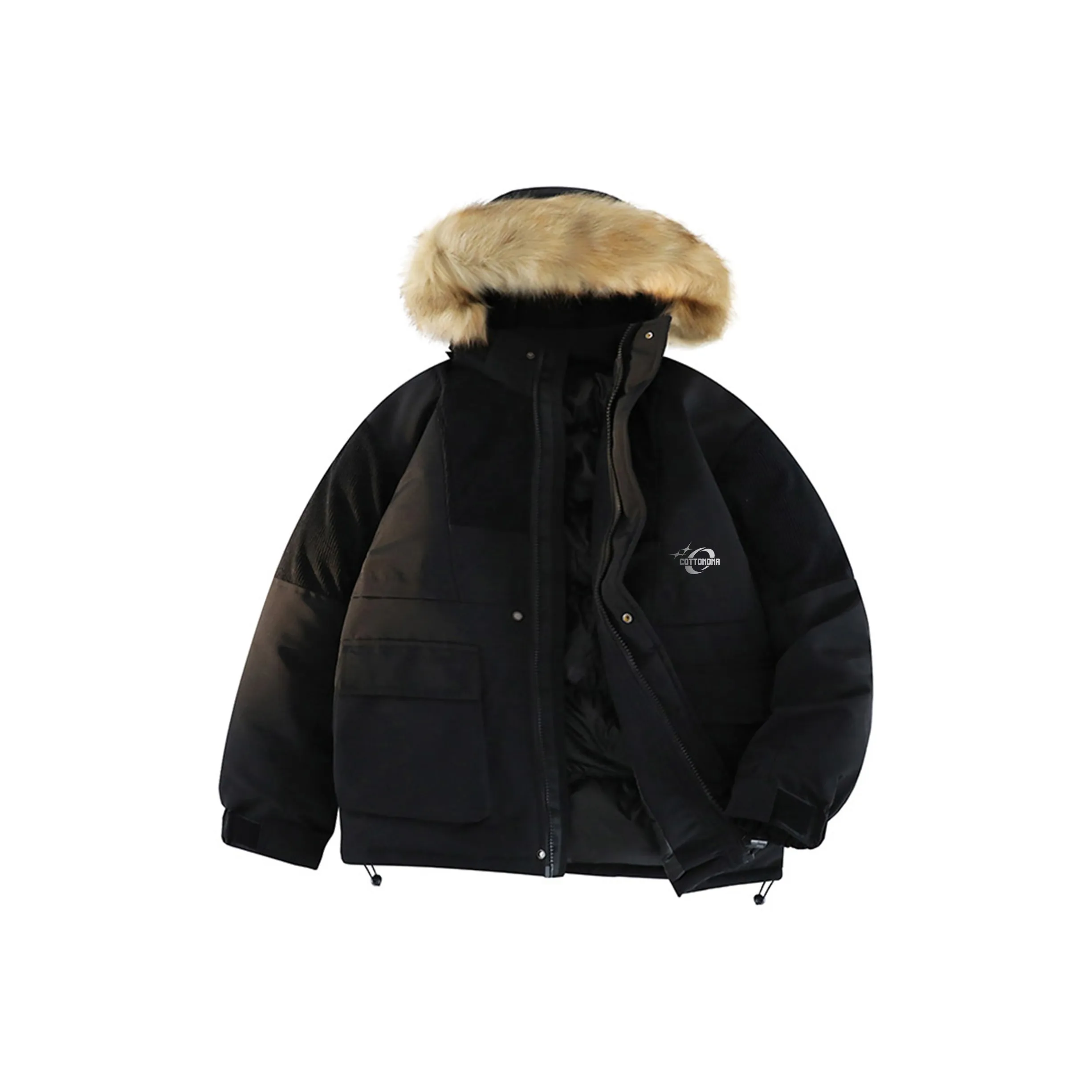 Cotton Gene Хлопковый пуховик унисекс