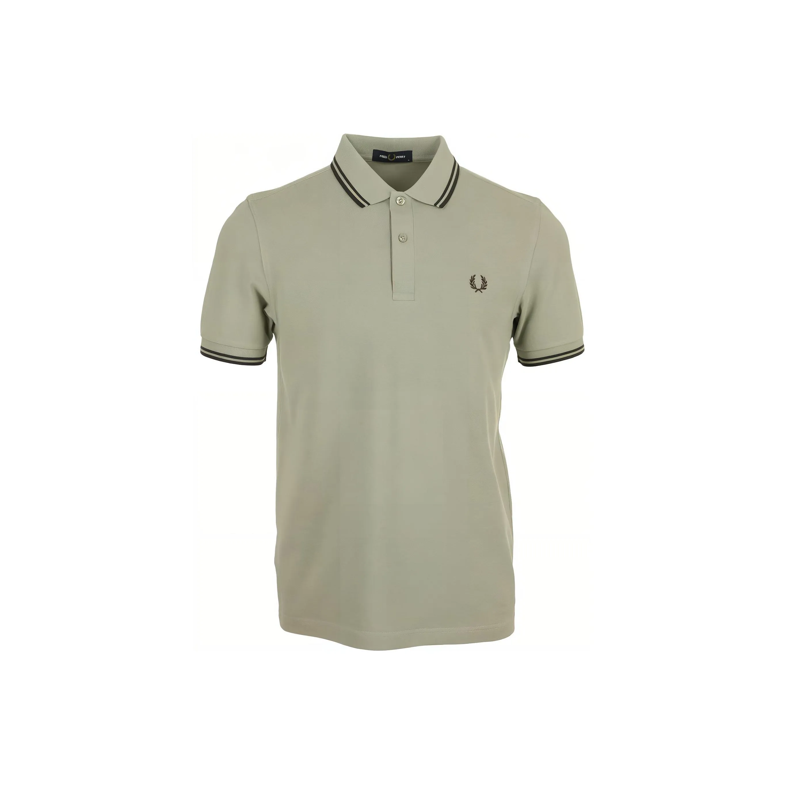 FRED PERRY SS24 Поло Мужское Теплое Серое