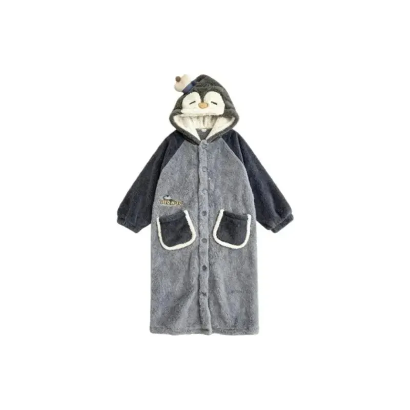 MIMOSA CHUR Пингвин Халаты для ванной Женские