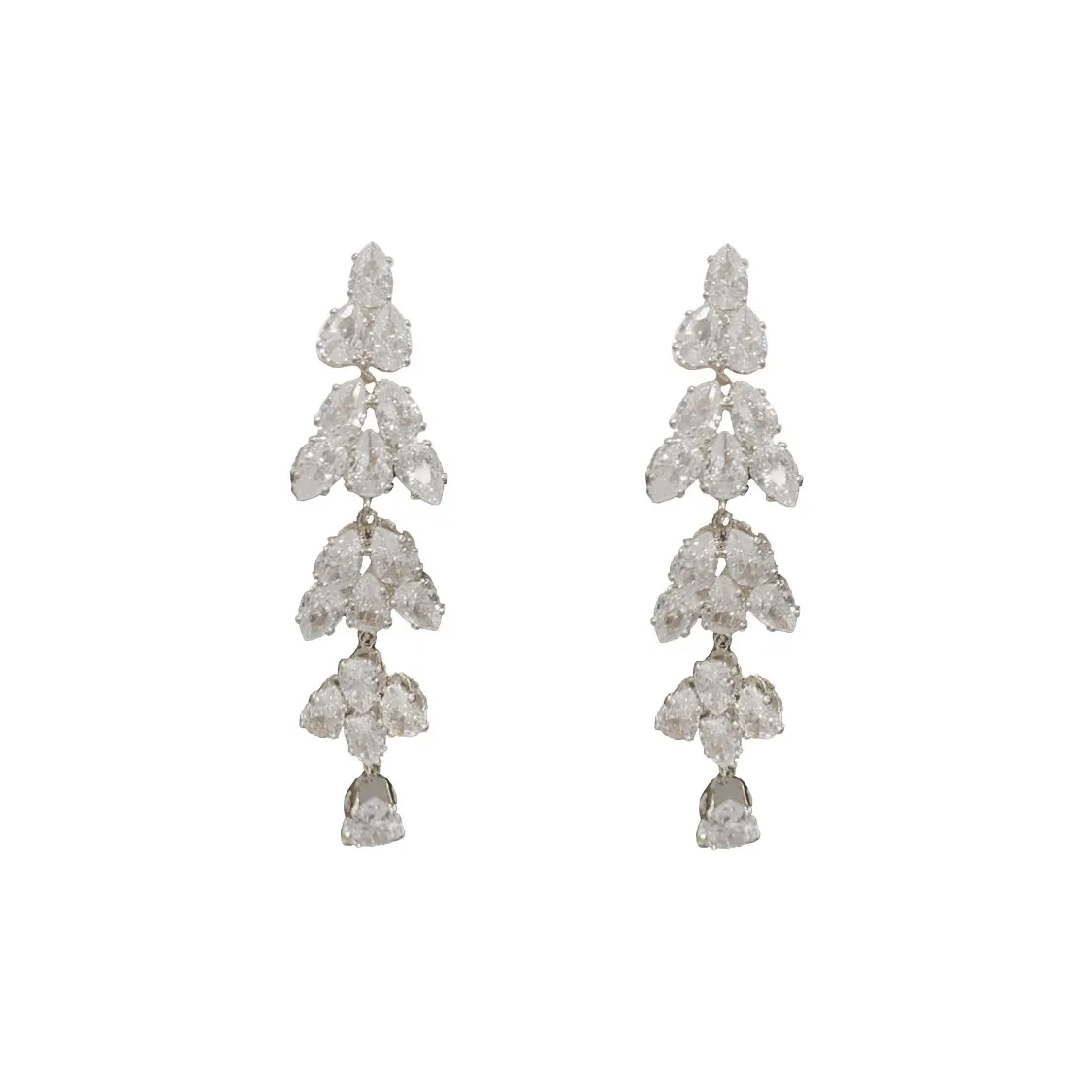 BONAS Copper Stud Earrings Women's BONAS Медные серьги-гвоздики женские