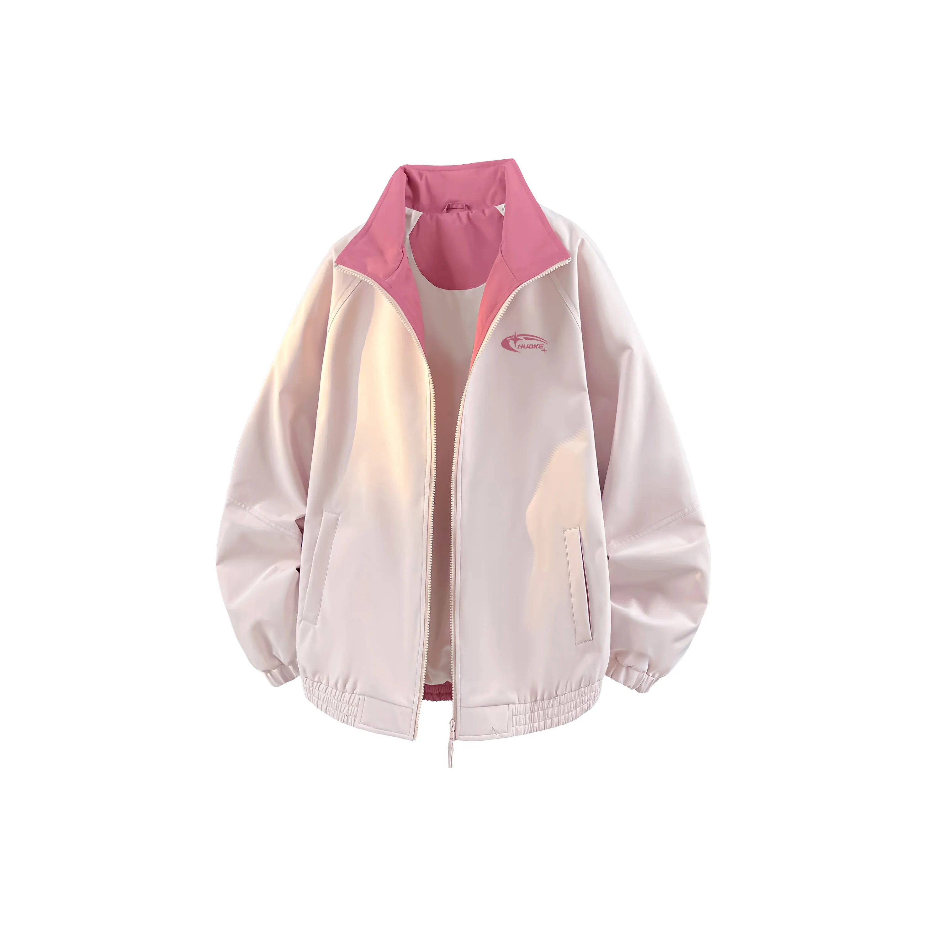 Goods Engraving Куртка Унисекс Розовый