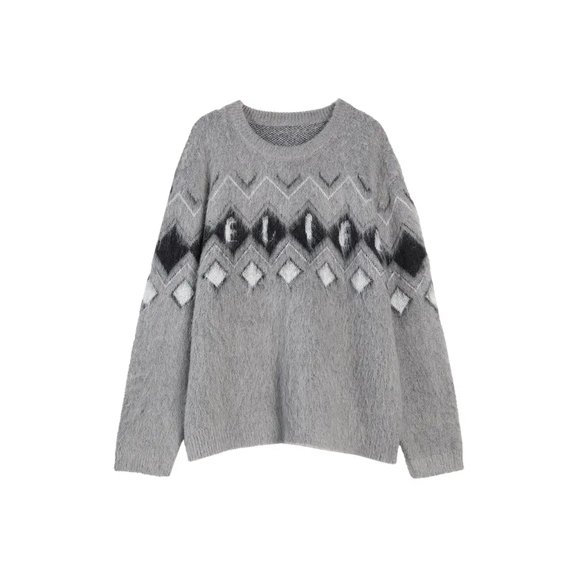 ELLE Средне-серый Женские Свитера