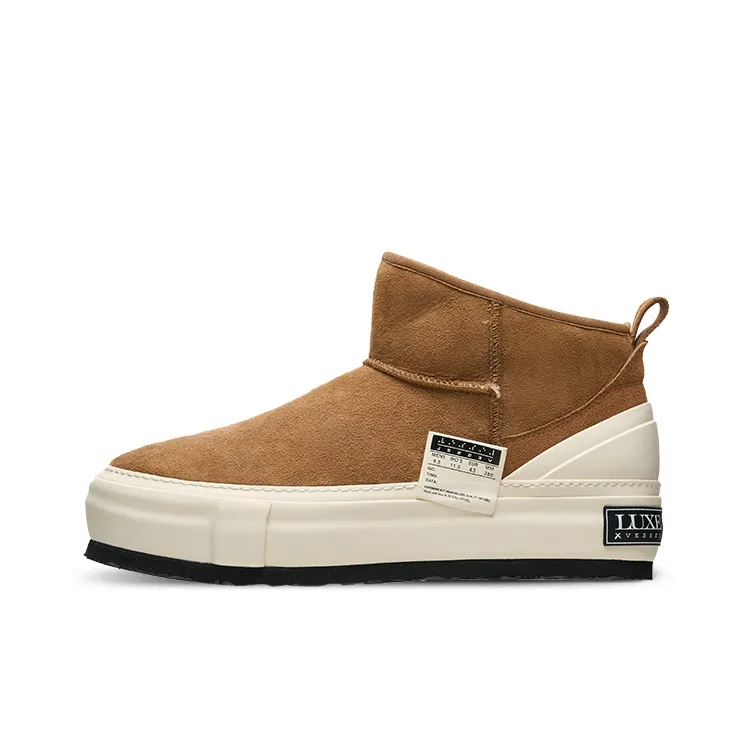 VESSEL Термостойкий Устойчивый к истиранию Низ Резистентный Короткие Снежные ботинки Унисекс Коричневый