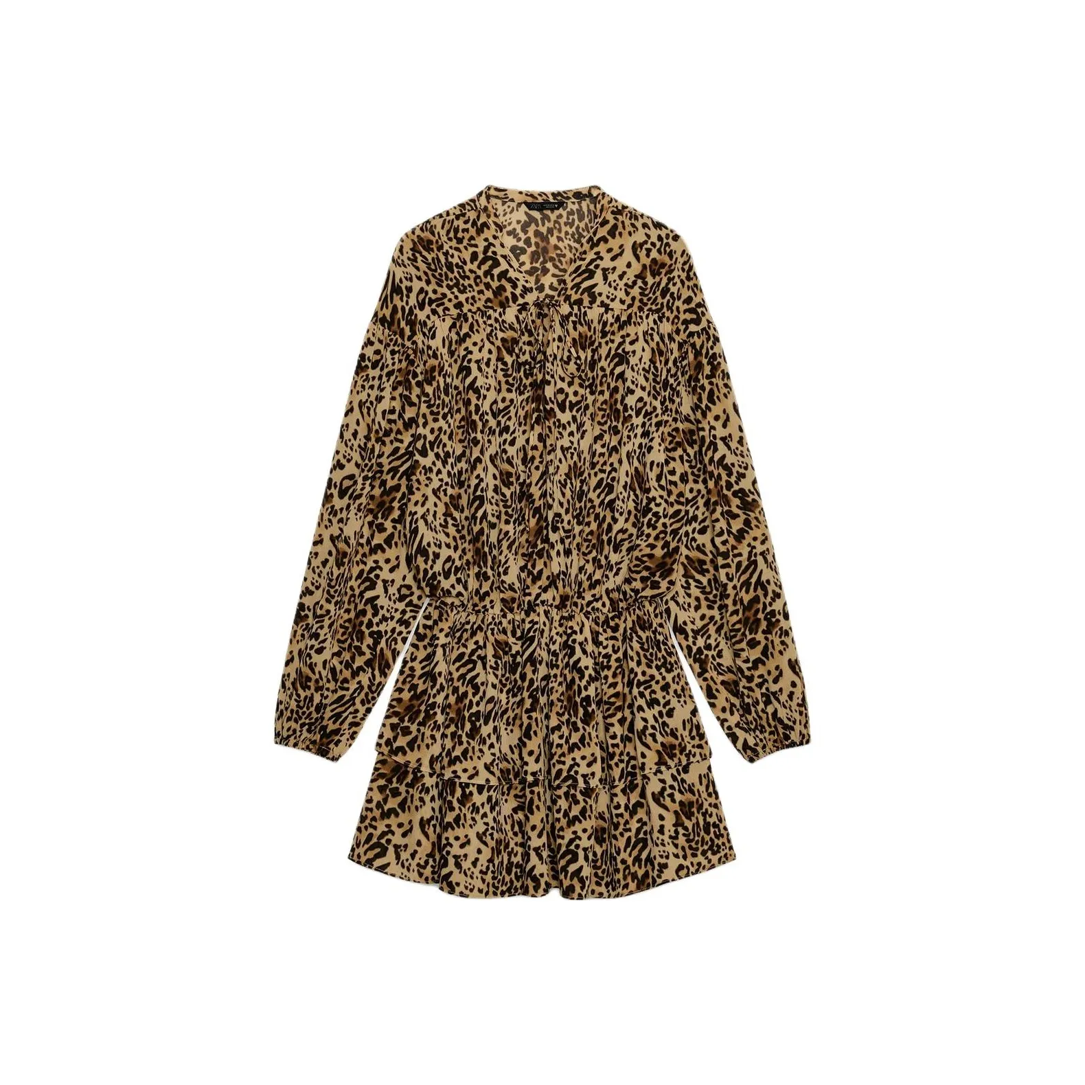 ZARA Collaboration Длинное платье с длинными рукавами женское