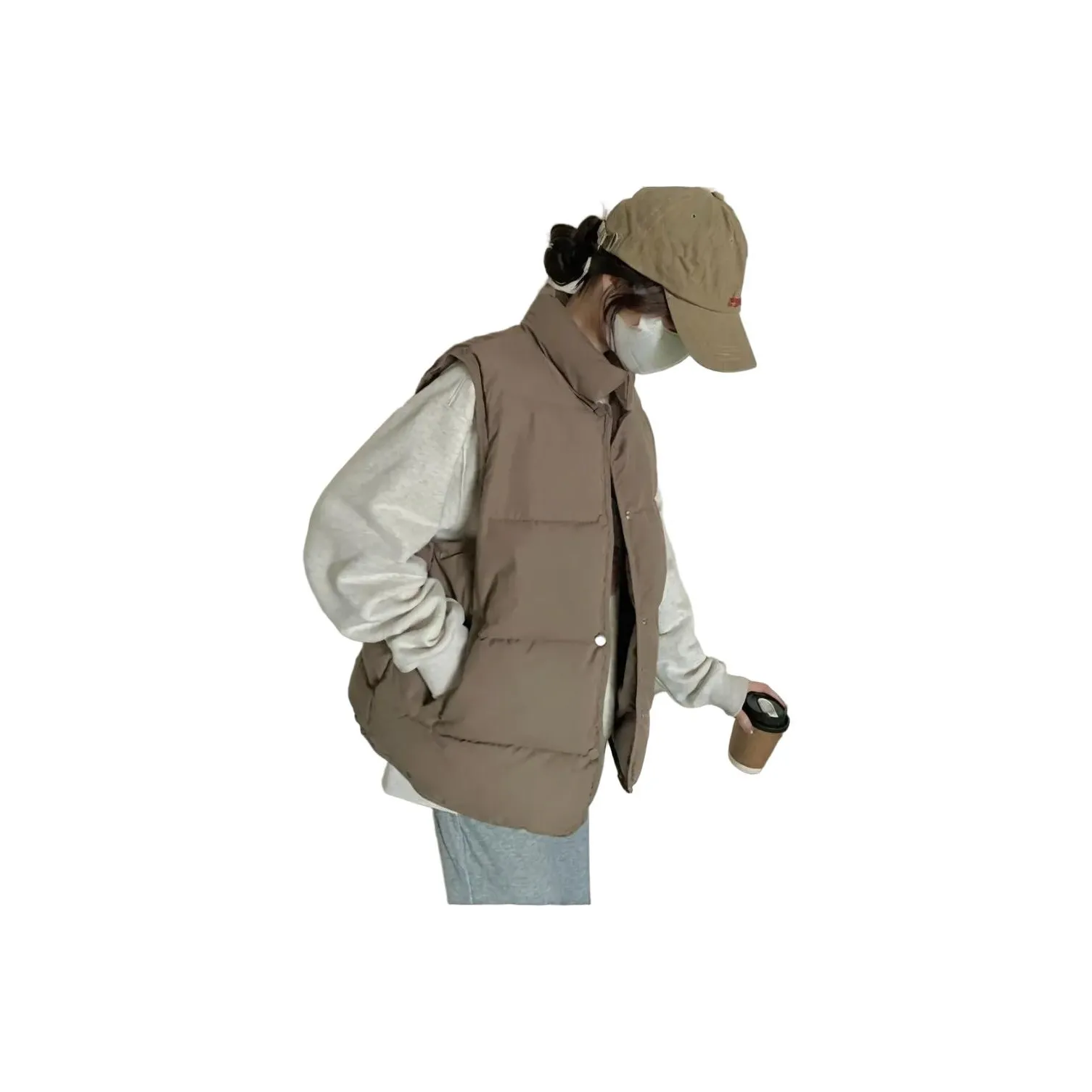 COVER TIME Хлопковый пуховик женский