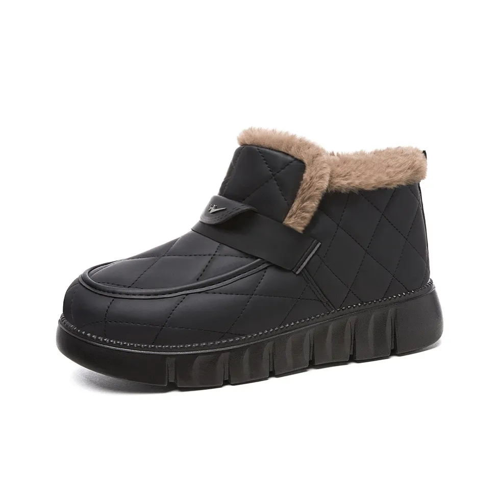 DOUBLE STAR 88 Зимний Женские Beijing Утепленная обувь Утолщенный And С флисовой подкладкой Платформа Хлопок Ботинки
