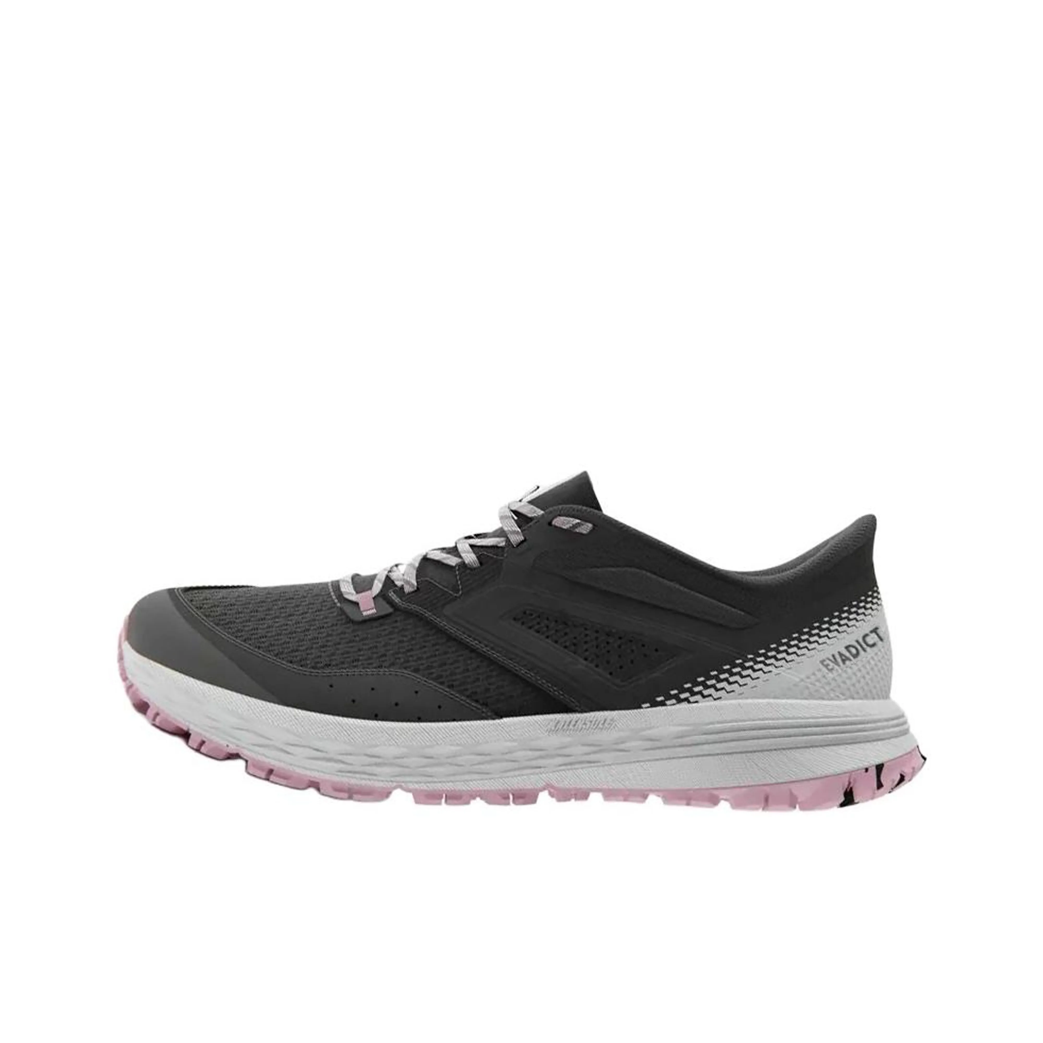 DECATHLON Амортизация Износостойкие Низкие Кроссовки для Бега Женские Черные Серые