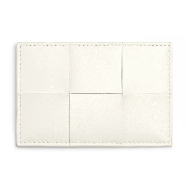 Bottega Veneta Bottega Veneta Luggage Collection Кожа Держатель для карт Женские Розовый Белый