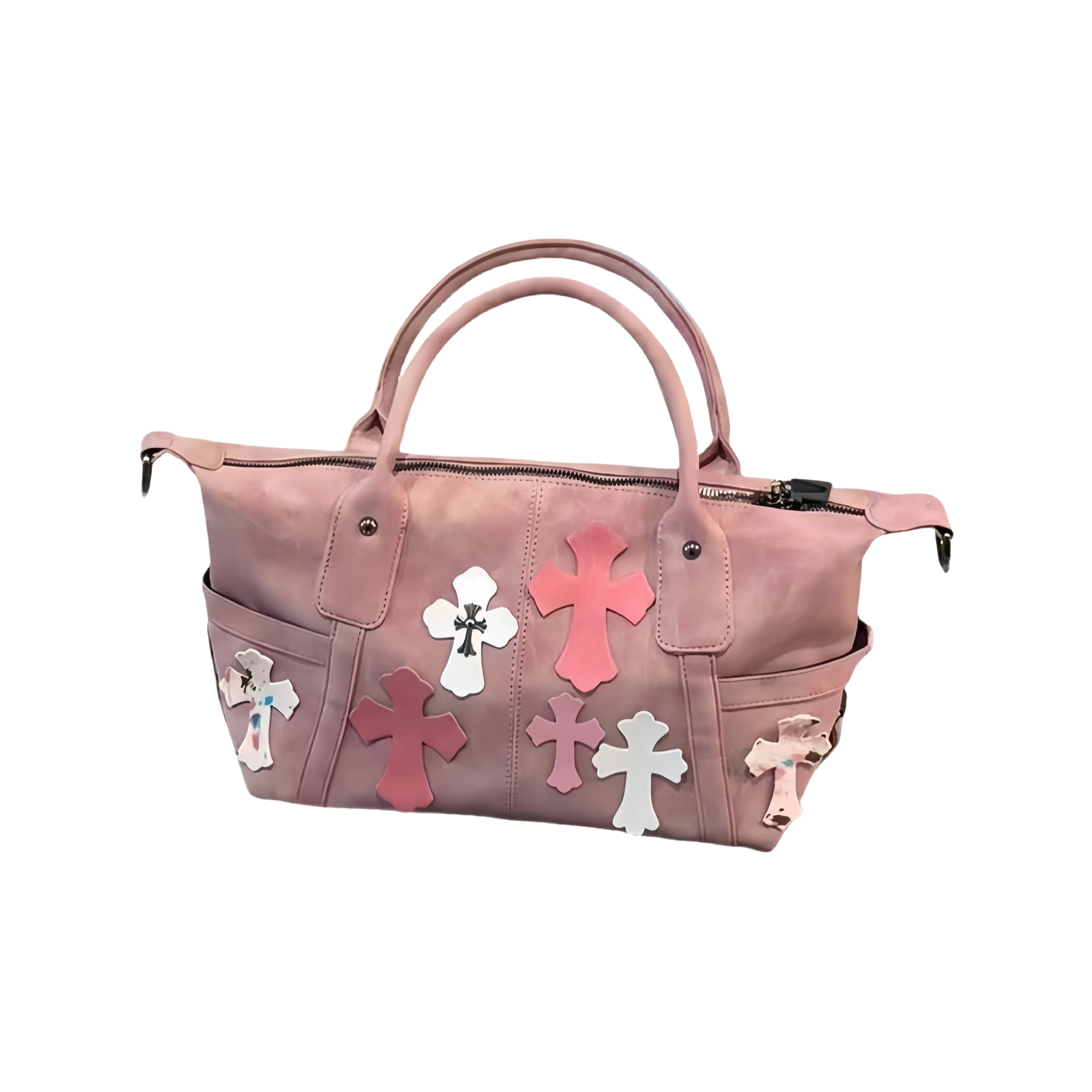 LETOO Замша Сумка Стандартная Унисекс Розовая Серая