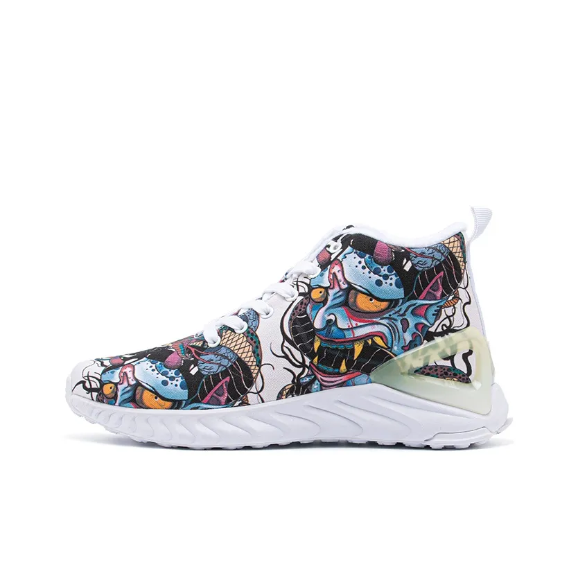 PEAK State Pole 1,0 Plus Enmity Totem Термический Амортизирующий Высокий Топ Утепленная Обувь Мужская Красная