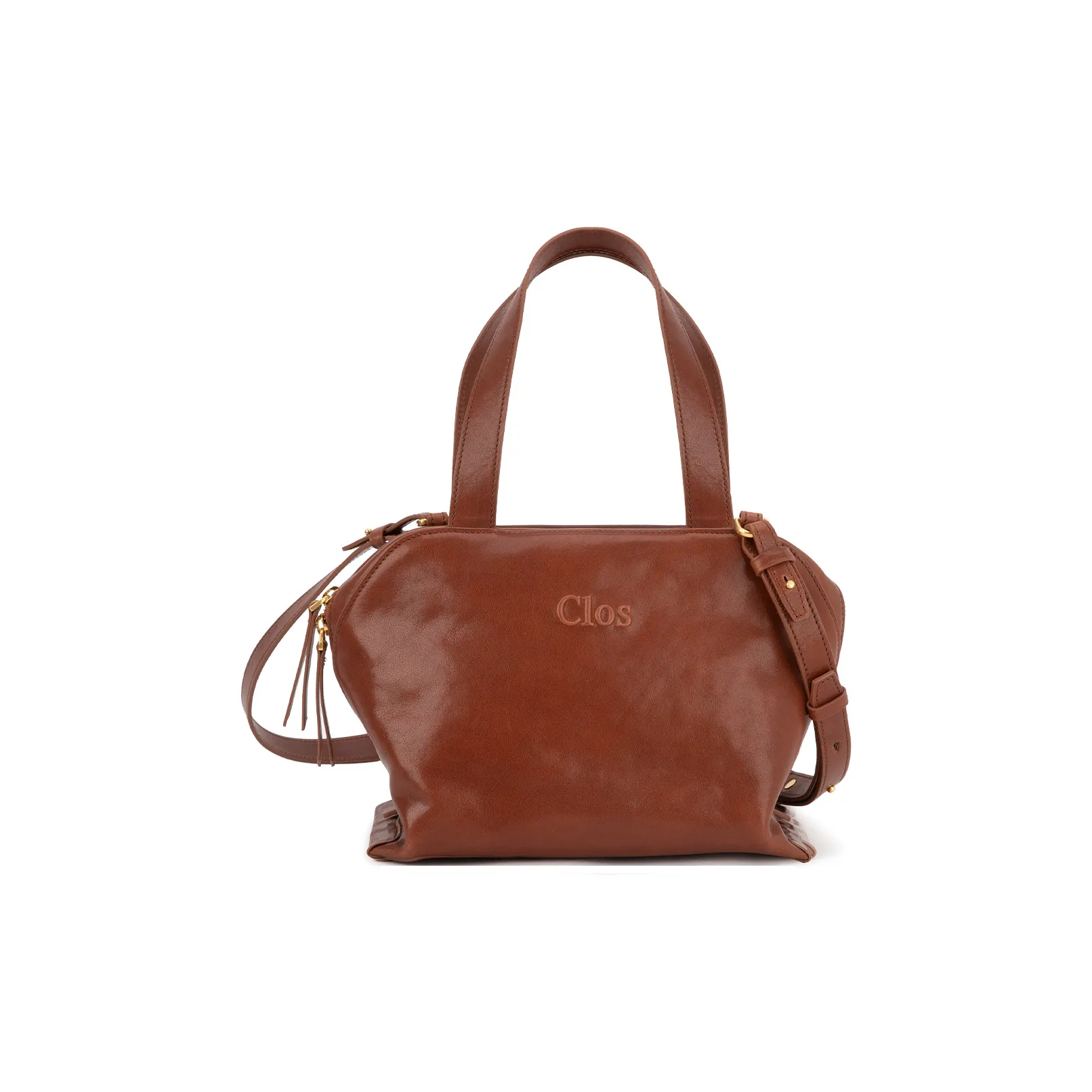 CLOS Туманный Воск Растительное Дубление Телячья Кожа Сумка Женская