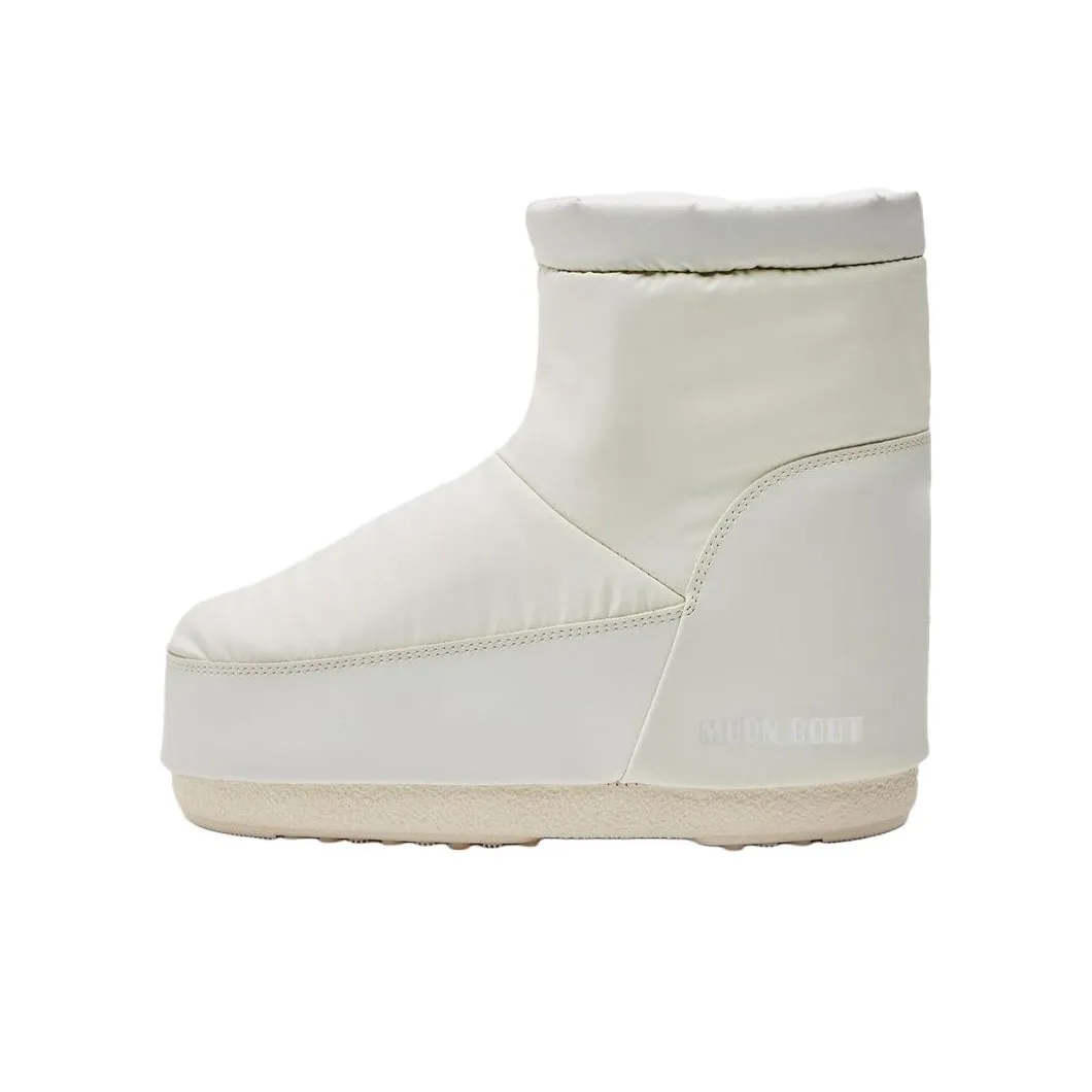 MOON BOOT Термостойкие Короткие Снежные Ботинки Унисекс Белые
