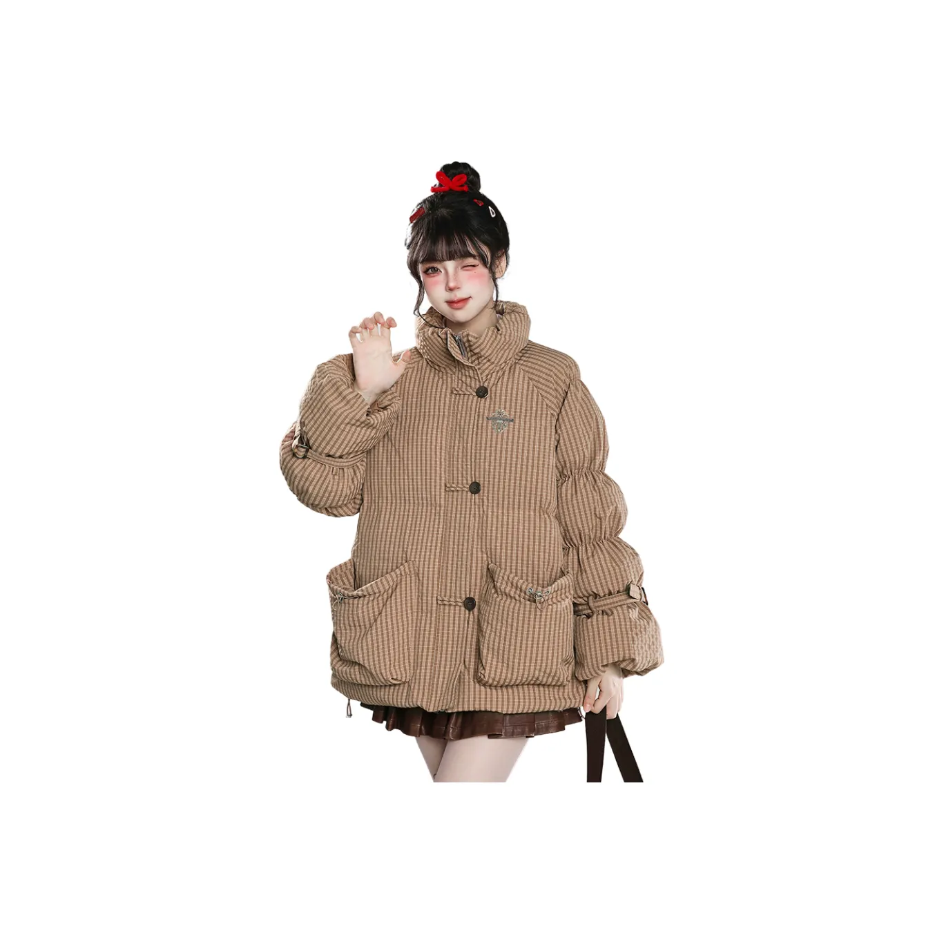 NICEAMOLA Хлопковый пуховик женский