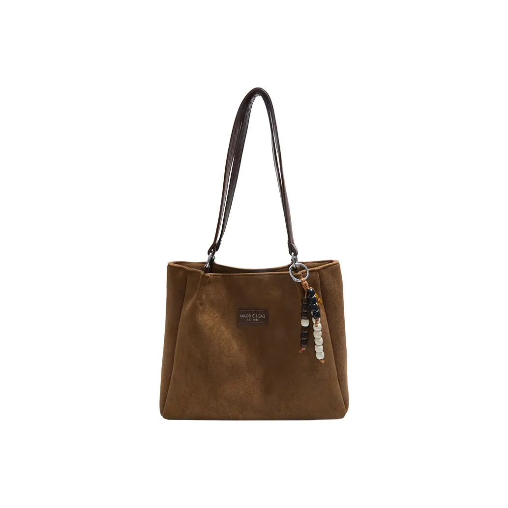 ARTEC Замша Сумка Сумка через плечо Стандартная Унисекс Коричневый Кофейный Леопардовый принт