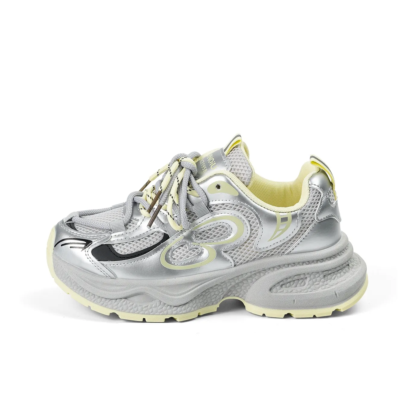 HUANQIU Противоскользящий и Дышащий Низкий Топ Толстая Подошва Женские Кроссовки