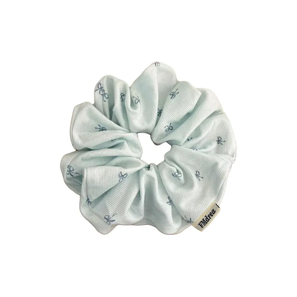 YOUYUYAN Свежий Синий Бант Скранчи Резинки для волос для Женщин Высокая Эластичность Мягкий Низ Конский хвост Резинка для волос Шляпа