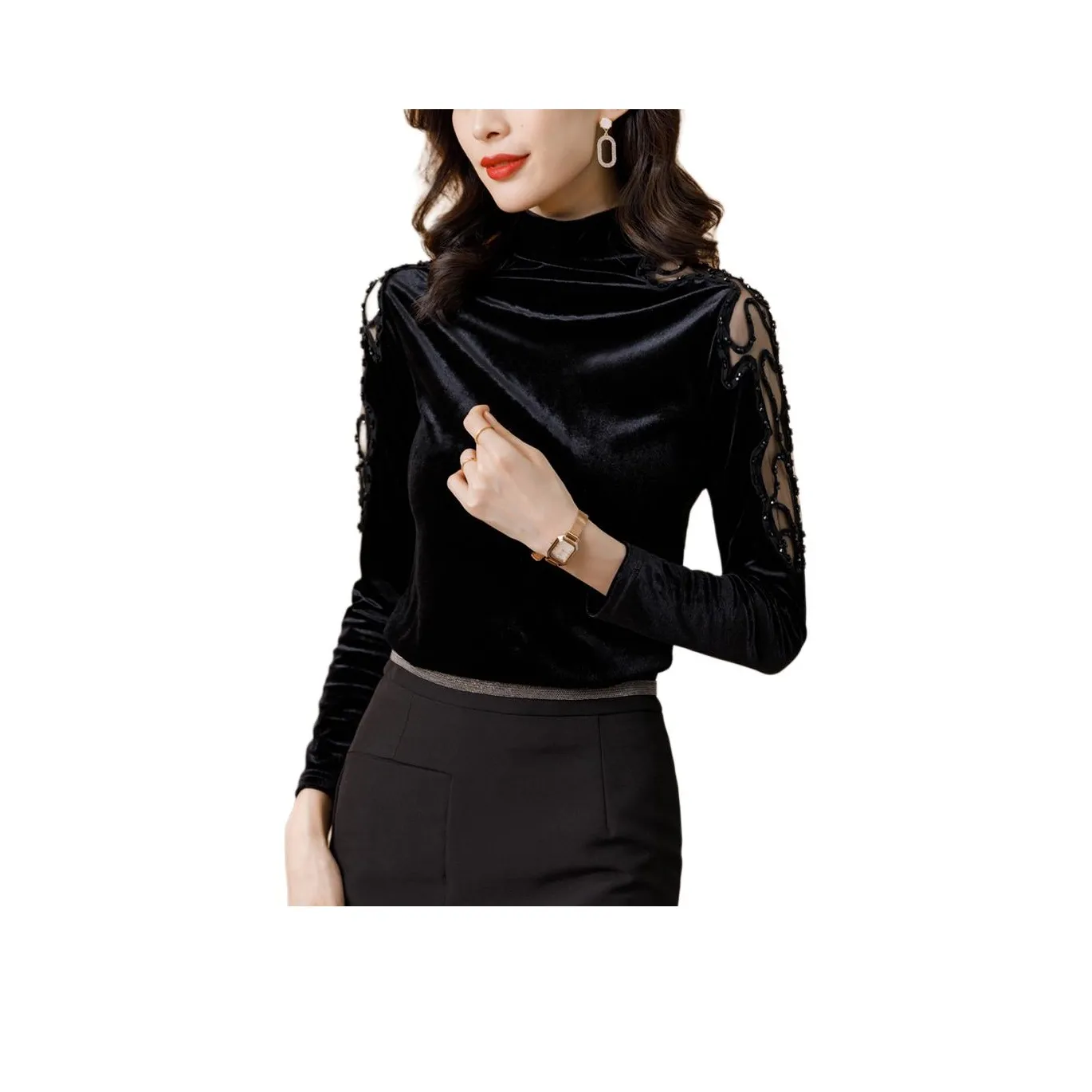 LANGQING Стандартная T-рубашка Женская