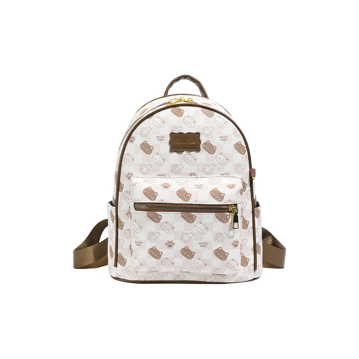 Versman ПУ (полиуретан) Рюкзак Стандартный Женский Белый